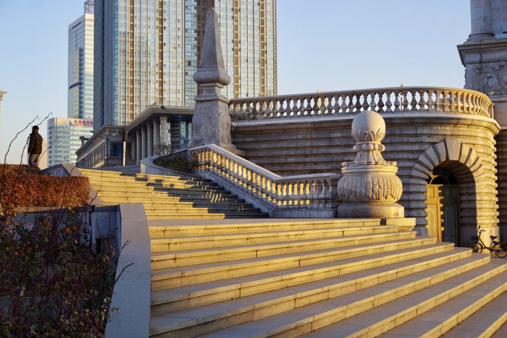 stairs, marble, building